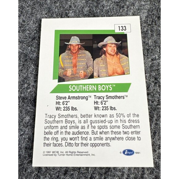 WCW 1991 "Southern Boys" Wrestling Trading Cards Set Of 16 - Picture 4 of 5